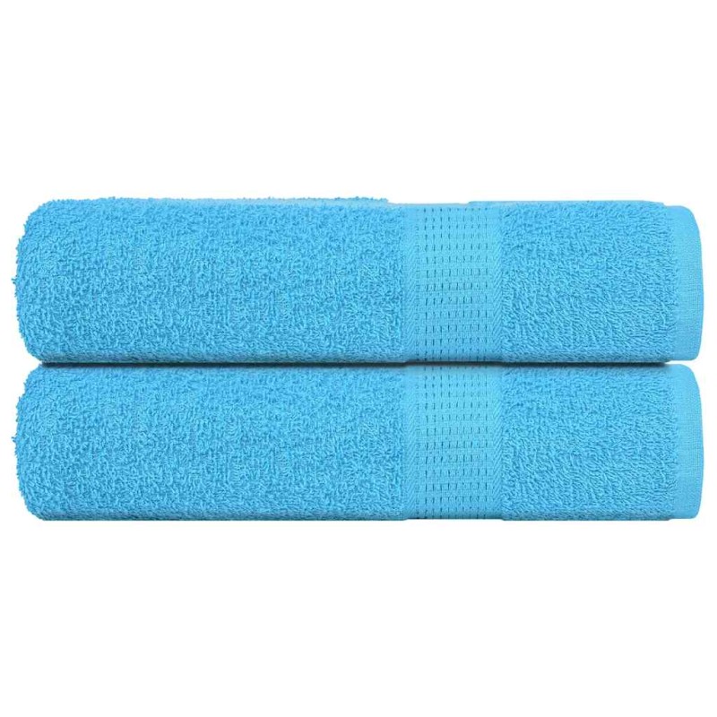 vidaXL Duschtücher 2 Stk. Türkis 70x140 cm 360 g/m² 100% Baumwolle vidaXL Duschtücher 2 Stk. Türkis 70x140 cm 360 g/m² 100% Baumwolle