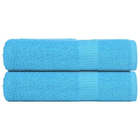 vidaXL Duschtücher 2 Stk. Türkis 70x140 cm 360 g/m² 100% Baumwolle