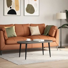 vidaXL Couchtischbeine Konische Form 4 Stk. Schwarz 30-31 cm Stahl