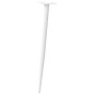 vidaXL Couchtischbeine Konische Form 4 Stk. Weiß 72-73 cm Stahl vidaXL Couchtischbeine Konische Form 4 Stk. Weiß 72-73 cm Stahl