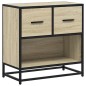 vidaXL Nachttisch Sonoma-Eiche 60x31x60 cm Holzwerkstoff und Metall vidaXL Nachttisch Sonoma-Eiche 60x31x60 cm Holzwerkstoff und Metall
