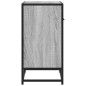 vidaXL Nachttisch Grau Sonoma 60x31x60 cm Holzwerkstoff und Metall vidaXL Nachttisch Grau Sonoma 60x31x60 cm Holzwerkstoff und Metall