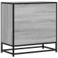 vidaXL Nachttisch Grau Sonoma 60x31x60 cm Holzwerkstoff und Metall vidaXL Nachttisch Grau Sonoma 60x31x60 cm Holzwerkstoff und Metall