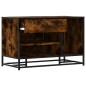vidaXL Schuhbank Räuchereiche 80x40x53,5 cm Holzwerkstoff und Metall vidaXL Schuhbank Räuchereiche 80x40x53,5 cm Holzwerkstoff und Metall