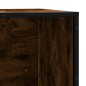 vidaXL Schuhbank Räuchereiche 80x40x53,5 cm Holzwerkstoff und Metall vidaXL Schuhbank Räuchereiche 80x40x53,5 cm Holzwerkstoff und Metall