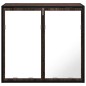 vidaXL Bad-Spiegelschrank Braun Eichen-Optik 65x20x60 cm Holzwerkstoff vidaXL Bad-Spiegelschrank Braun Eichen-Optik 65x20x60 cm Holzwerkstoff