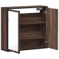 vidaXL Bad-Spiegelschrank Braun Eichen-Optik 65x20x60 cm Holzwerkstoff vidaXL Bad-Spiegelschrank Braun Eichen-Optik 65x20x60 cm Holzwerkstoff