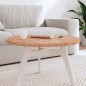 vidaXL Tischplatte Ø70x2,5 cm Rund Massivholz Buche vidaXL Tischplatte Ø70x2,5 cm Rund Massivholz Buche