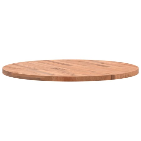 vidaXL Tischplatte Ø70x2,5 cm Rund Massivholz Buche