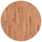 vidaXL Tischplatte Ø70x2,5 cm Rund Massivholz Buche vidaXL Tischplatte Ø70x2,5 cm Rund Massivholz Buche