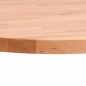 vidaXL Tischplatte Ø70x2,5 cm Rund Massivholz Buche vidaXL Tischplatte Ø70x2,5 cm Rund Massivholz Buche