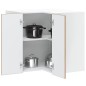 vidaXL Küchen-Eckhängeschrank Porto Altholz-Optik Holzwerkstoff vidaXL Küchen-Eckhängeschrank Porto Altholz-Optik Holzwerkstoff