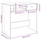 vidaXL Schreibtisch Weiß 80×40×75 cm Holzwerkstoff