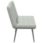vidaXL Sitzbank Hellgrau 110x74x84 cm Samt vidaXL Sitzbank Hellgrau 110x74x84 cm Samt