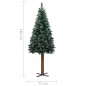 Weihnachtsbaum Schlank mit LEDs & Kugeln Grün 180 cm Weihnachtsbaum Schlank mit LEDs & Kugeln Grün 180 cm