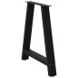 vidaXL Couchtischbeine A-Form 2 Stk. Schwarz 70x(72-73) cm Stahl vidaXL Couchtischbeine A-Form 2 Stk. Schwarz 70x(72-73) cm Stahl
