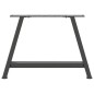 vidaXL Couchtischbeine A-Form 2 Stk. Anthrazit 60x(42-43) cm Stahl vidaXL Couchtischbeine A-Form 2 Stk. Anthrazit 60x(42-43) cm Stahl