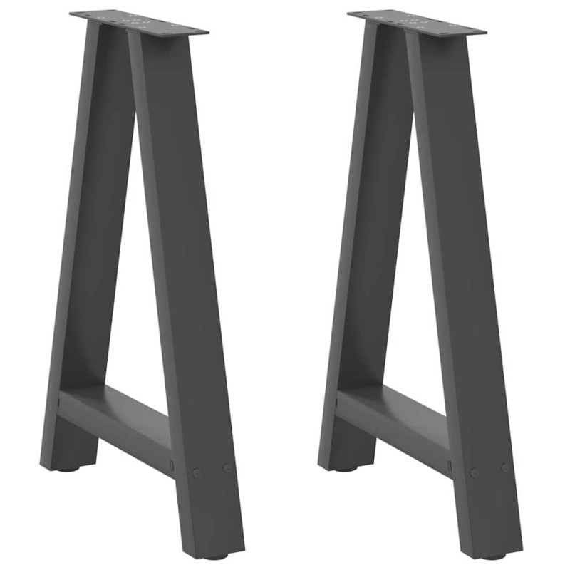 vidaXL Couchtischbeine A-Form 2 Stk. Anthrazit 50x(72-73) cm Stahl vidaXL Couchtischbeine A-Form 2 Stk. Anthrazit 50x(72-73) cm Stahl