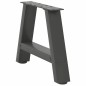 vidaXL Couchtischbeine A-Form 2 Stk. Anthrazit 30x(30-31) cm Stahl vidaXL Couchtischbeine A-Form 2 Stk. Anthrazit 30x(30-31) cm Stahl