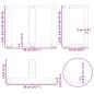 vidaXL Couchtischbeine T-Form 2 Stk. Schwarz 50x25x(42-43) cm Stahl vidaXL Couchtischbeine T-Form 2 Stk. Schwarz 50x25x(42-43) cm Stahl