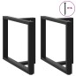 vidaXL Esstischbeine T-Form 2 Stk. Schwarz 100x35x(72-73) cm Stahl vidaXL Esstischbeine T-Form 2 Stk. Schwarz 100x35x(72-73) cm Stahl