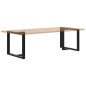 vidaXL Esstischbeine T-Form 2 Stk. Schwarz 100x35x(72-73) cm Stahl vidaXL Esstischbeine T-Form 2 Stk. Schwarz 100x35x(72-73) cm Stahl