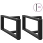 vidaXL Couchtischbeine T-Form 2 Stk. Schwarz 70x25x(30-31) cm Stahl vidaXL Couchtischbeine T-Form 2 Stk. Schwarz 70x25x(30-31) cm Stahl