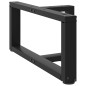 vidaXL Couchtischbeine T-Form 2 Stk. Schwarz 70x25x(30-31) cm Stahl vidaXL Couchtischbeine T-Form 2 Stk. Schwarz 70x25x(30-31) cm Stahl