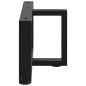 vidaXL Couchtischbeine T-Form 2 Stk. Schwarz 70x25x(30-31) cm Stahl vidaXL Couchtischbeine T-Form 2 Stk. Schwarz 70x25x(30-31) cm Stahl