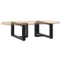 vidaXL Couchtischbeine T-Form 2 Stk. Schwarz 70x25x(30-31) cm Stahl vidaXL Couchtischbeine T-Form 2 Stk. Schwarz 70x25x(30-31) cm Stahl