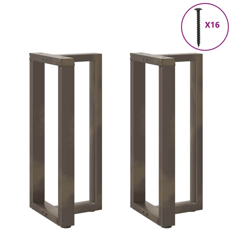 vidaXL Bartischbeine T-Form 2 Stk. Naturstahl 40x35x(90-91) cm Stahl vidaXL Bartischbeine T-Form 2 Stk. Naturstahl 40x35x(90-91) cm Stahl