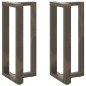 vidaXL Bartischbeine T-Form 2 Stk. Naturstahl 40x35x(90-91) cm Stahl vidaXL Bartischbeine T-Form 2 Stk. Naturstahl 40x35x(90-91) cm Stahl