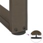 vidaXL Bartischbeine T-Form 2 Stk. Naturstahl 40x35x(90-91) cm Stahl vidaXL Bartischbeine T-Form 2 Stk. Naturstahl 40x35x(90-91) cm Stahl