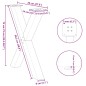 vidaXL Esstischbeine X-Form 2 Stk. Schwarz 70x(72-73) cm Stahl vidaXL Esstischbeine X-Form 2 Stk. Schwarz 70x(72-73) cm Stahl