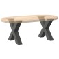 vidaXL Couchtischbeine X-Form 2 Stk. Anthrazit 60x(42-43) cm Stahl vidaXL Couchtischbeine X-Form 2 Stk. Anthrazit 60x(42-43) cm Stahl