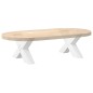 vidaXL Couchtischbeine X-Form 2 Stk. Weiß 60x(30-31) cm Stahl vidaXL Couchtischbeine X-Form 2 Stk. Weiß 60x(30-31) cm Stahl