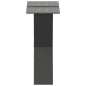 vidaXL Couchtischbeine X-Form 2 Stk. Anthrazit 40x(30-31) cm Stahl vidaXL Couchtischbeine X-Form 2 Stk. Anthrazit 40x(30-31) cm Stahl