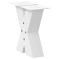 vidaXL Couchtischbeine X-Form 2 Stk. Weiß 30x(30-31) cm Stahl vidaXL Couchtischbeine X-Form 2 Stk. Weiß 30x(30-31) cm Stahl