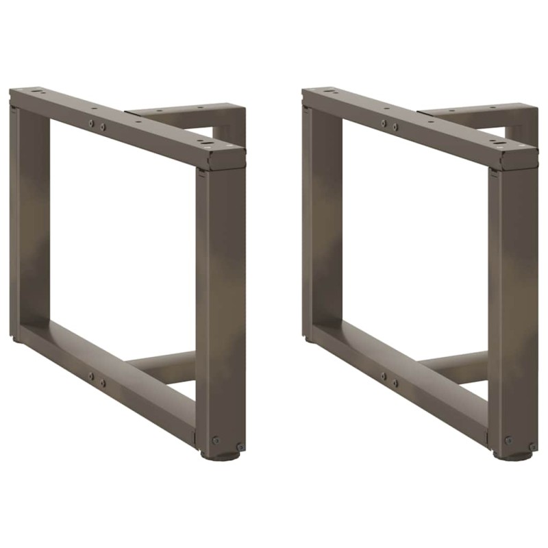 vidaXL Couchtischbeine T-Form 2 Stk. Naturstahl 60x25x(42-43) cm Stahl vidaXL Couchtischbeine T-Form 2 Stk. Naturstahl 60x25x(42-43) cm Stahl