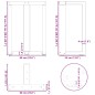 vidaXL Esstischbeine T-Form 2 Stk. Anthrazit 60x35x(72-73) cm Stahl vidaXL Esstischbeine T-Form 2 Stk. Anthrazit 60x35x(72-73) cm Stahl