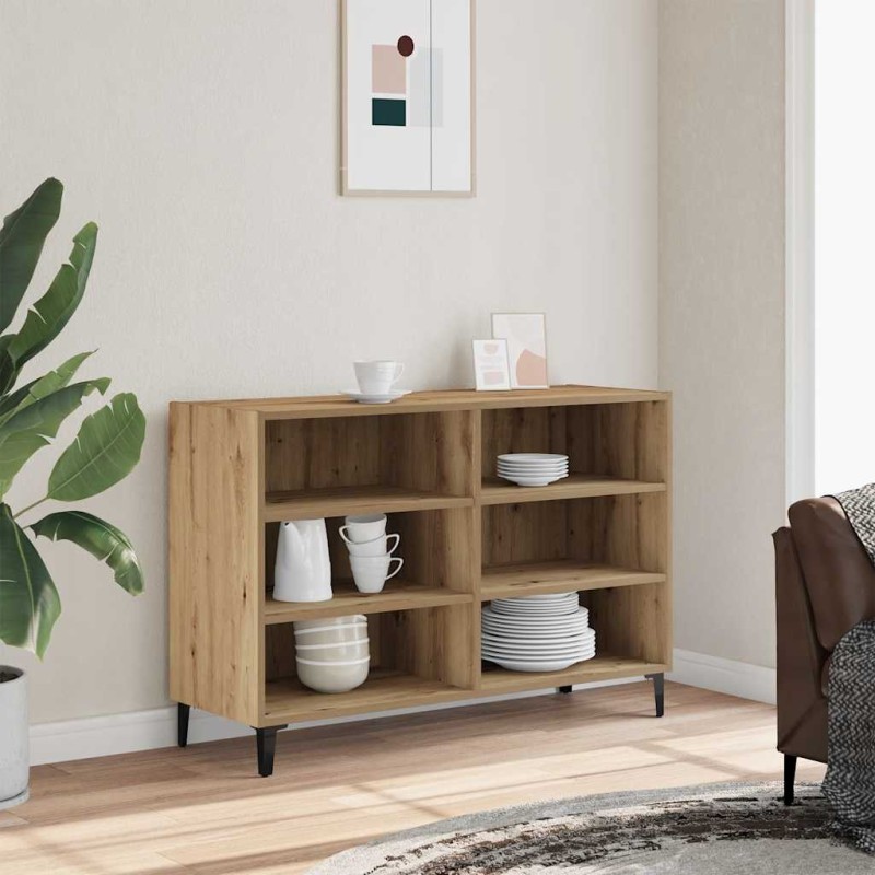 vidaXL Sideboard Artisan-Eiche 103,5x35x70 cm Holzwerkstoff vidaXL Sideboard Artisan-Eiche 103,5x35x70 cm Holzwerkstoff