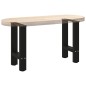 vidaXL Couchtischbeine Schwarz 2 Stk. 38x(42-43) cm Stahl vidaXL Couchtischbeine Schwarz 2 Stk. 38x(42-43) cm Stahl