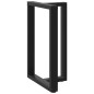 vidaXL Bartischbeine T-Form 2 Stk. Schwarz 60x35x(90-91) cm Stahl vidaXL Bartischbeine T-Form 2 Stk. Schwarz 60x35x(90-91) cm Stahl