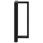 vidaXL Bartischbeine T-Form 2 Stk. Schwarz 60x35x(90-91) cm Stahl vidaXL Bartischbeine T-Form 2 Stk. Schwarz 60x35x(90-91) cm Stahl