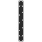 vidaXL Couchtischbeine Schwarz 2 Stk. 70x(42-43) cm Stahl vidaXL Couchtischbeine Schwarz 2 Stk. 70x(42-43) cm Stahl