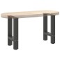 vidaXL Couchtischbeine Anthrazit 2 Stk. 28x(42-43) cm Stahl vidaXL Couchtischbeine Anthrazit 2 Stk. 28x(42-43) cm Stahl