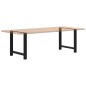 vidaXL Couchtischbeine Schwarz 2 Stk. 80x(72-73) cm Stahl vidaXL Couchtischbeine Schwarz 2 Stk. 80x(72-73) cm Stahl