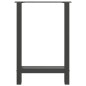 vidaXL Couchtischbeine Anthrazit 2 Stk. 60x(72-73) cm Stahl vidaXL Couchtischbeine Anthrazit 2 Stk. 60x(72-73) cm Stahl