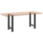 vidaXL Couchtischbeine Anthrazit 2 Stk. 60x(72-73) cm Stahl vidaXL Couchtischbeine Anthrazit 2 Stk. 60x(72-73) cm Stahl