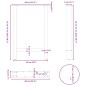 vidaXL Couchtischbeine Anthrazit 2 Stk. 60x(72-73) cm Stahl vidaXL Couchtischbeine Anthrazit 2 Stk. 60x(72-73) cm Stahl